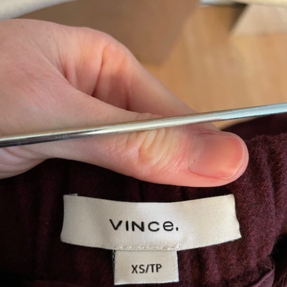 Vince Flannel Pull On Pants NWT - Picture 2 of 5